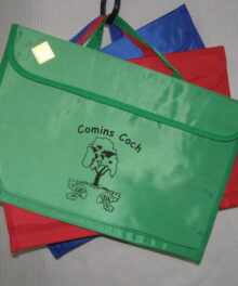 Commins Coch Book Bag / Bag Llyfarau